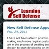 Learning Self Defense